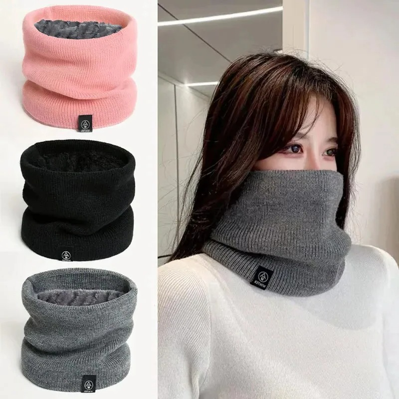 Men Scarf Wool - Mode Vrouwen Gebreide Sjaal Effen Cashmer