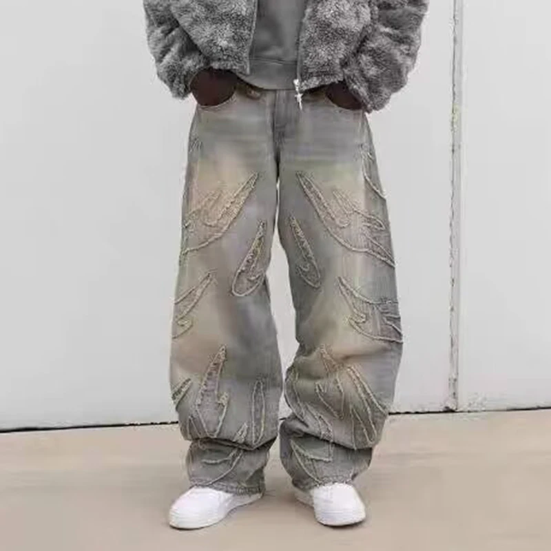 Men'S Fashion With Baggy Jeans - Street Gothic Retro Hoge Taille Wijde