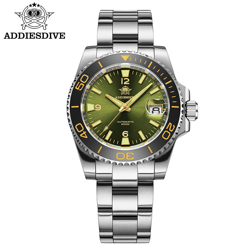 Fashion Mens Watches - Addiesdive Nieuw Duikcadeauhorloge Heren 8215 Automatisch
