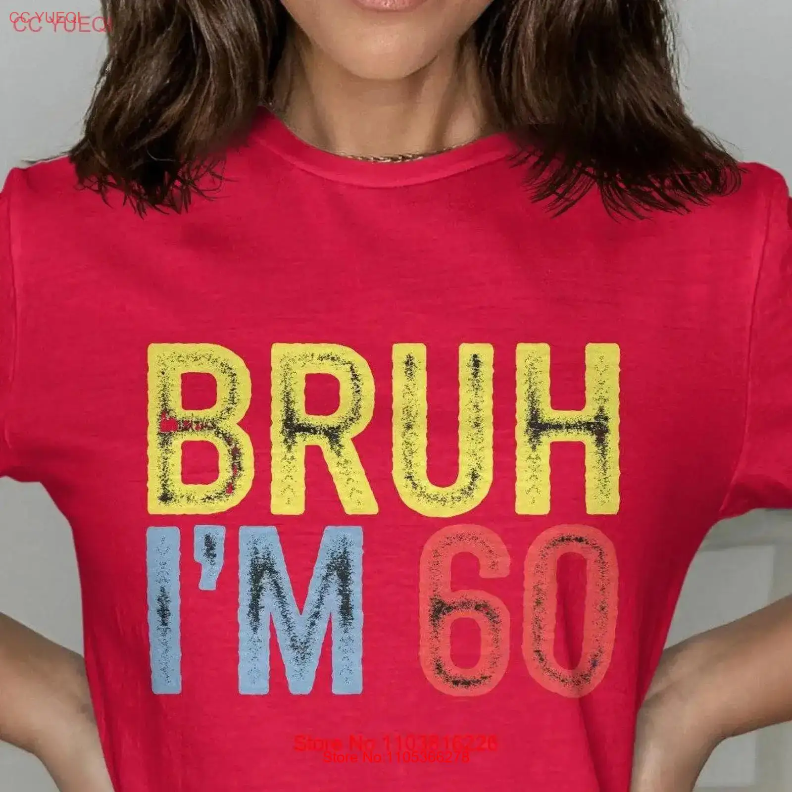 Men'S Fashion For 60 Year Old - Bruh ik ben 60 verjaardag T-shirt