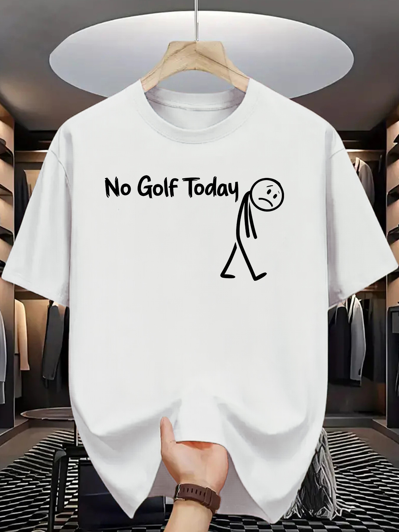 Men'S Fashion Today - Grappige Golf Humor Grafische T-shirt Mannen
