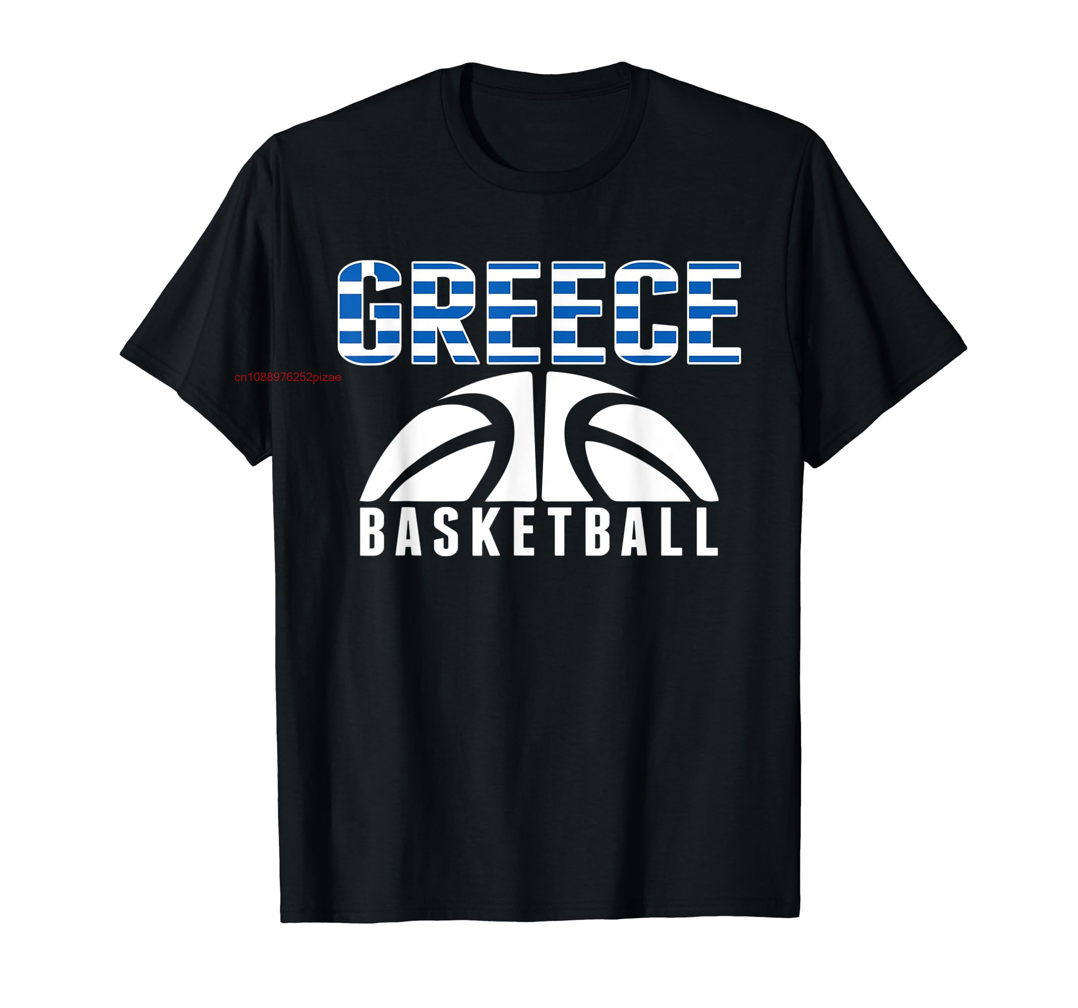 Men'S Fashion Greece - 100% Katoen Griekenland Basketbal Fans Trotse