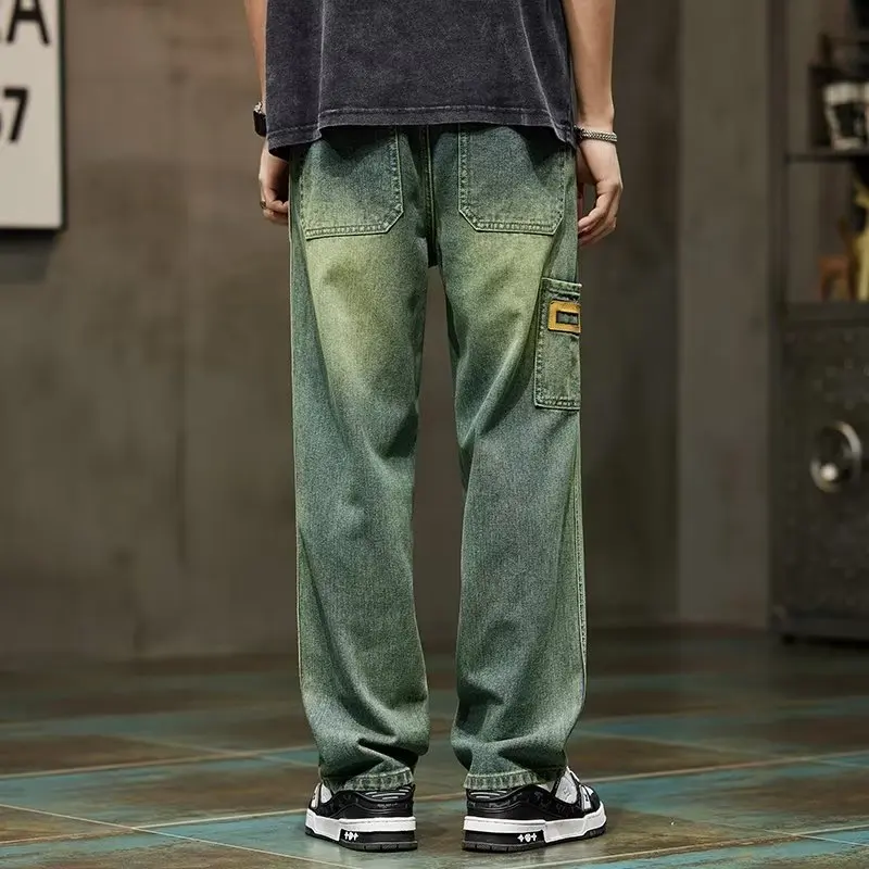 Men'S Fashion With Baggy Jeans - Koreaanse Mode Vintage Jeans Mannen Baggy