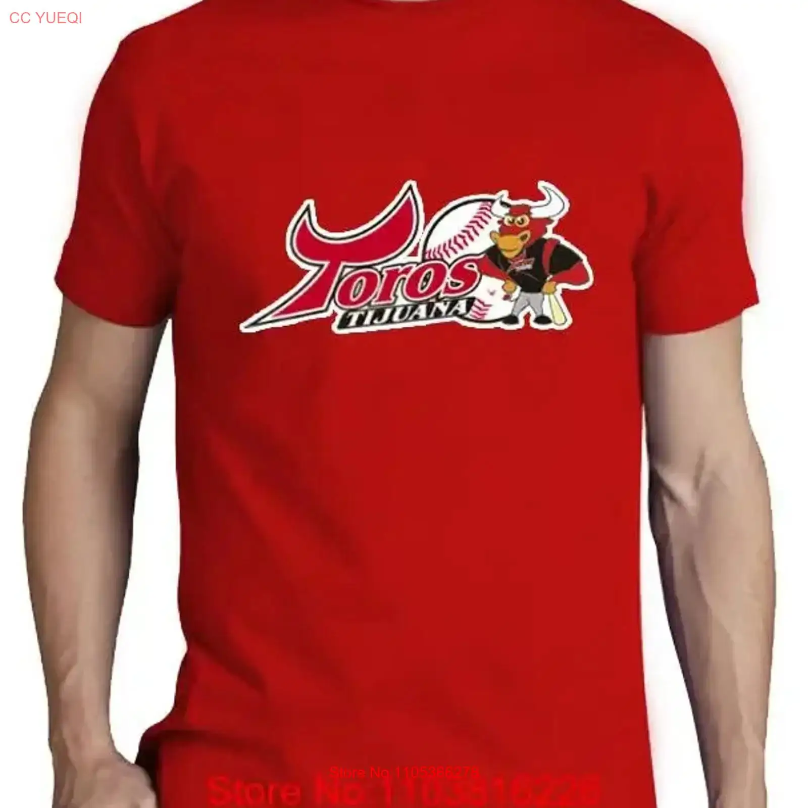 Men'S Fashion Tijuana - Baseball Toros de Tijuana T-shirt voor
