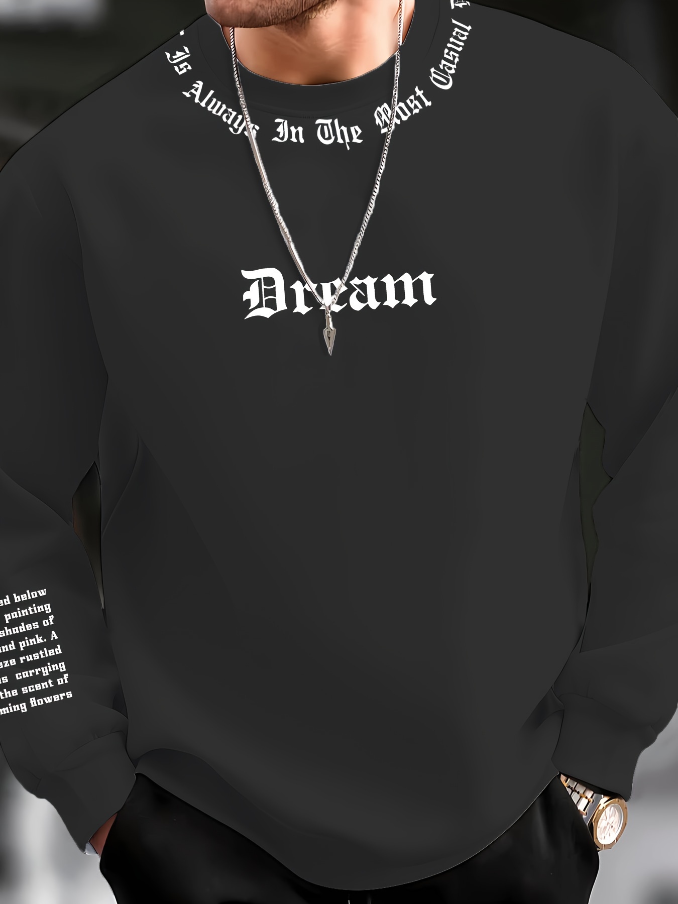 Mens Fashion Streetwear - Herfst/Winter 2026 Heren Ronde Hals Sweatshirt
