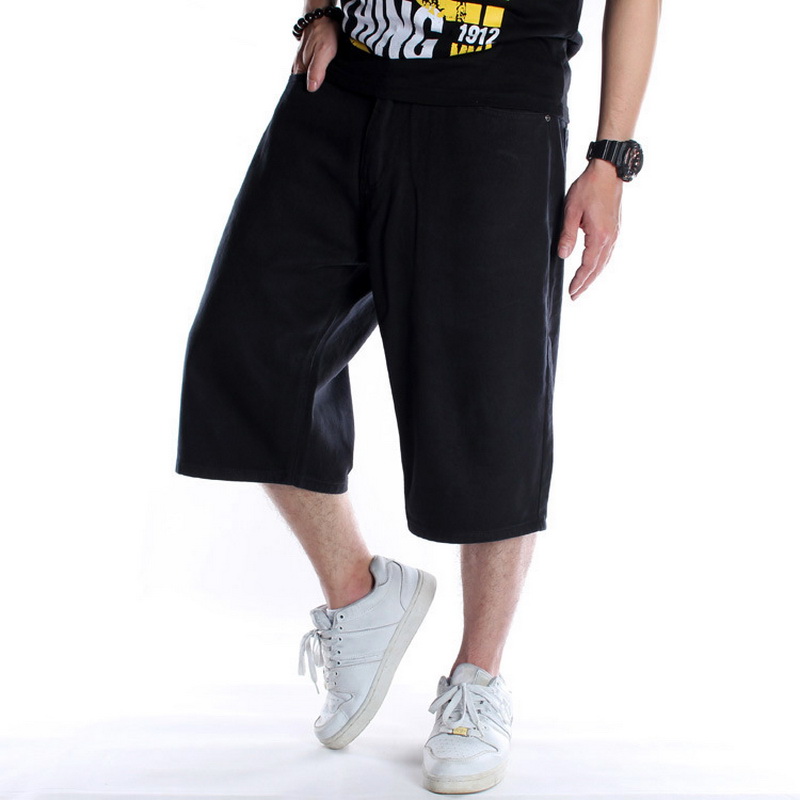 Men'S Fashion With Baggy Jeans - Zomer Mannen Shorts Hip Hop Harem