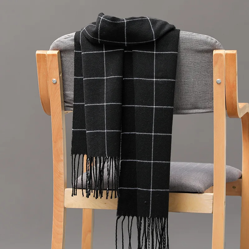 Men Scarf Wool - 2023 Nieuwe Winter Mannen Sjaal Warm