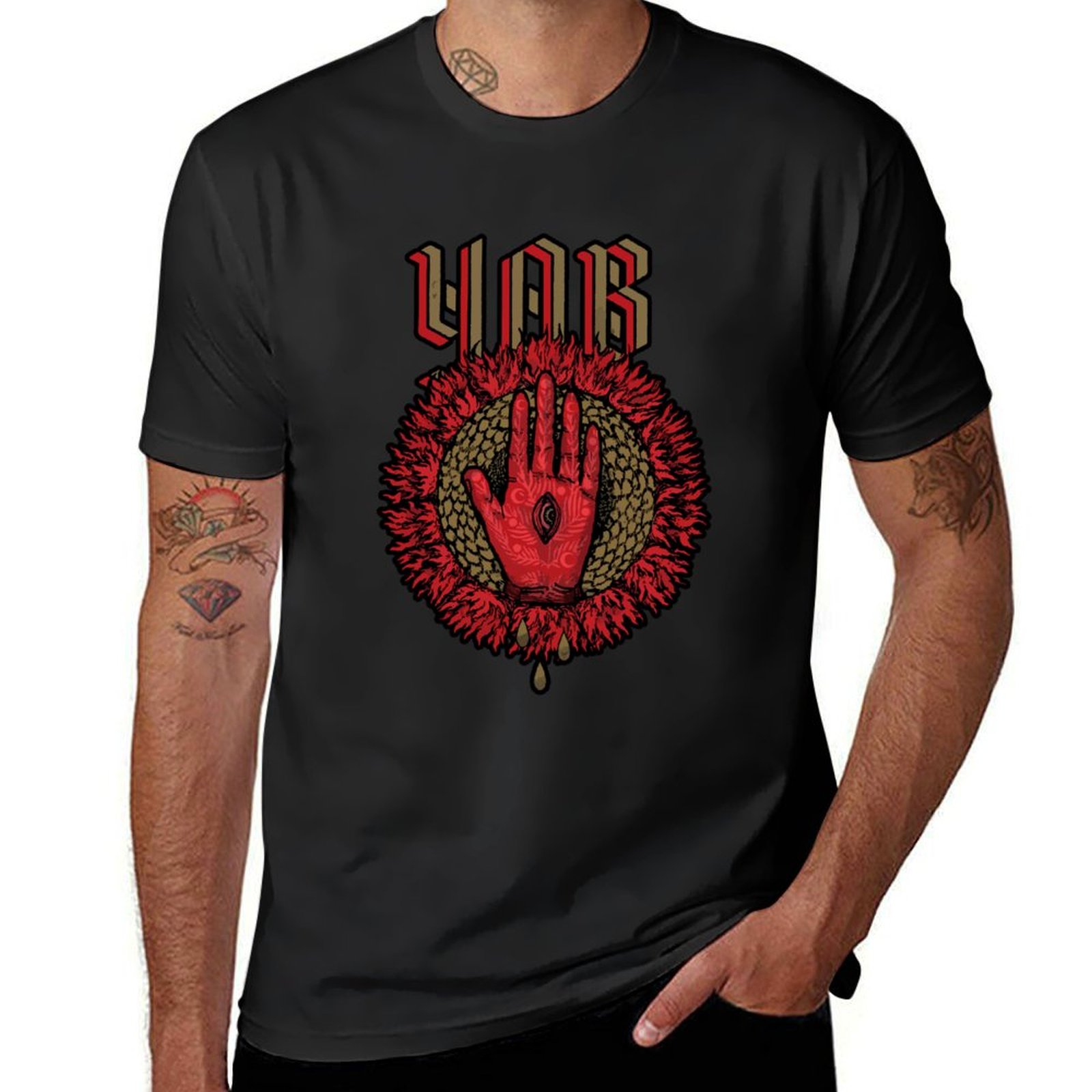 Men'S Fashion Aesthetics - YOB Band T-shirt modeoverhemden Esthetische kleding