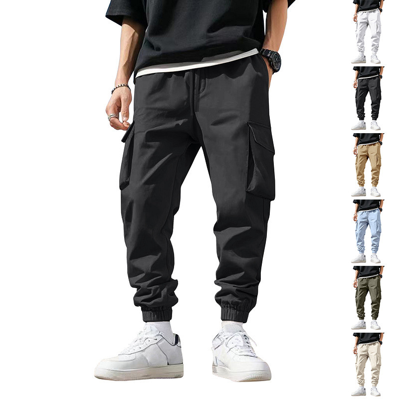 Men'S Fashion Trousers - Heren Cargo Joggers met meerdere zakken,