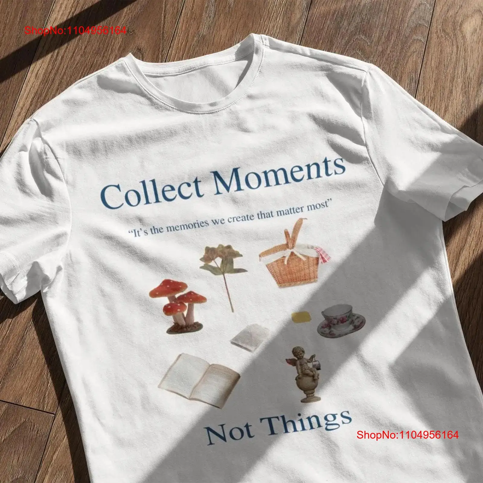 Men'S Fashion Aesthetics - Cottagecore esthetiek shirt Collect Moments T-liefhebbers