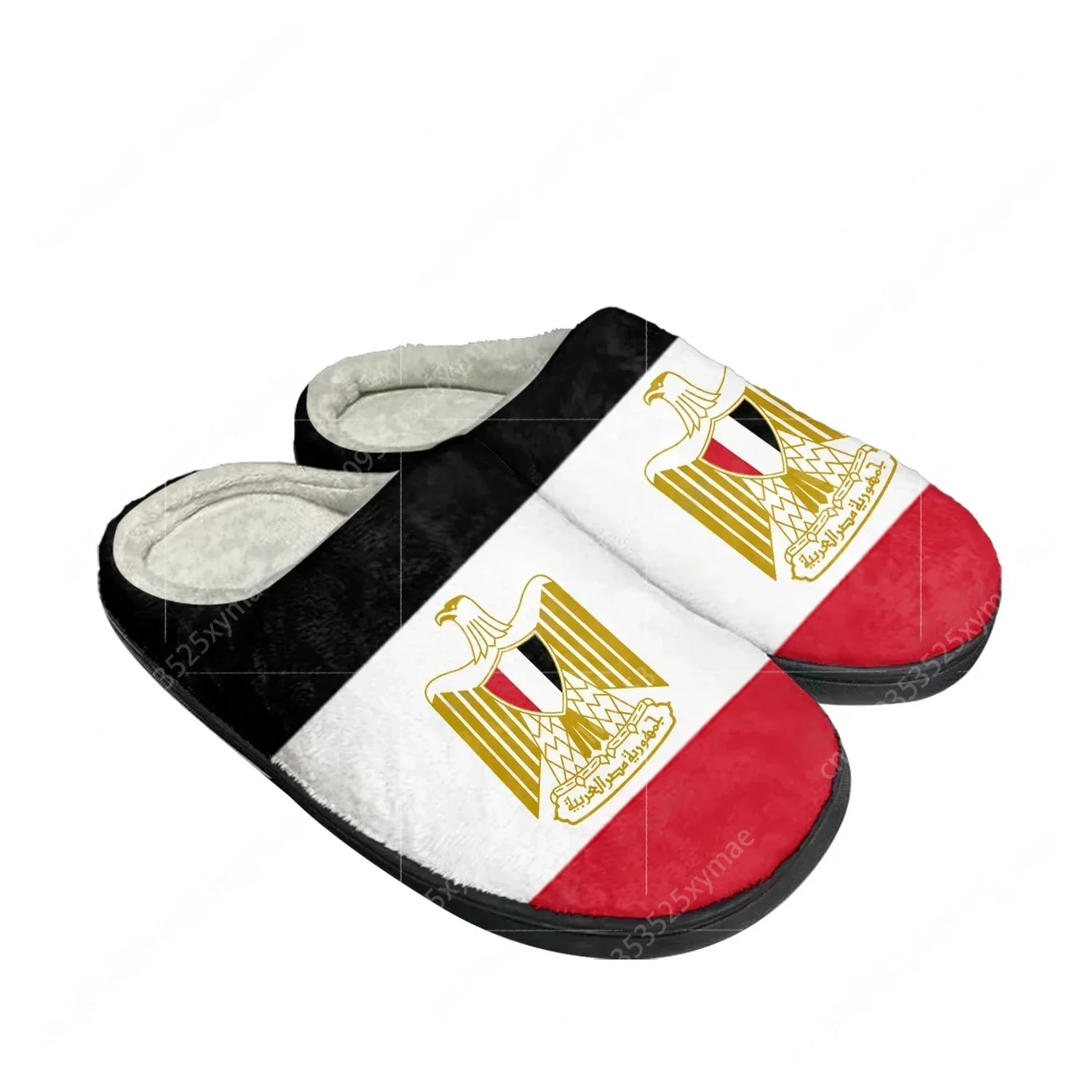 Men Fashion Egypt - Egyptische vlag thuis katoenen aangepaste pantoffels