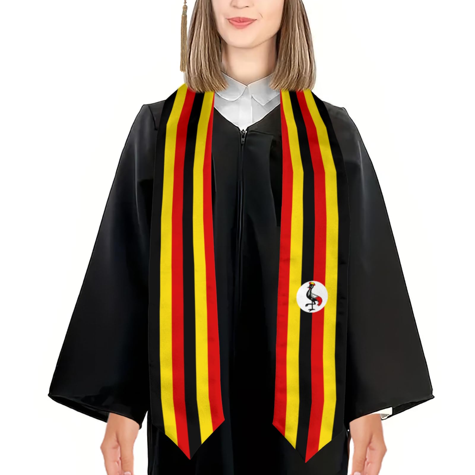 Men Fashion Uganda - Vlag van 2025, coole afstuderen stal