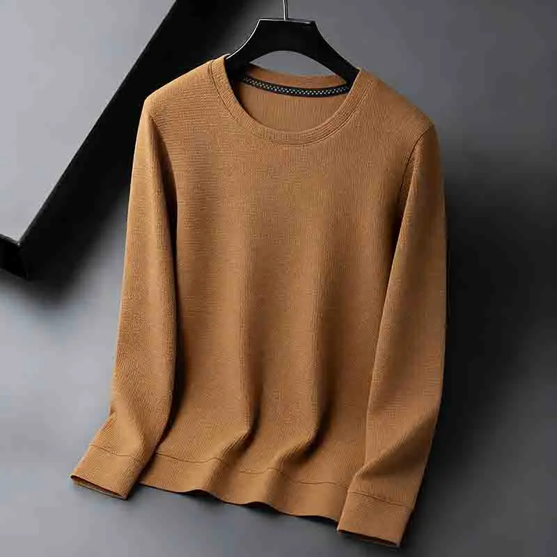 Mens Fashion Jumpers - 2026 Nieuwe Aanwinst Heren Basic Effen