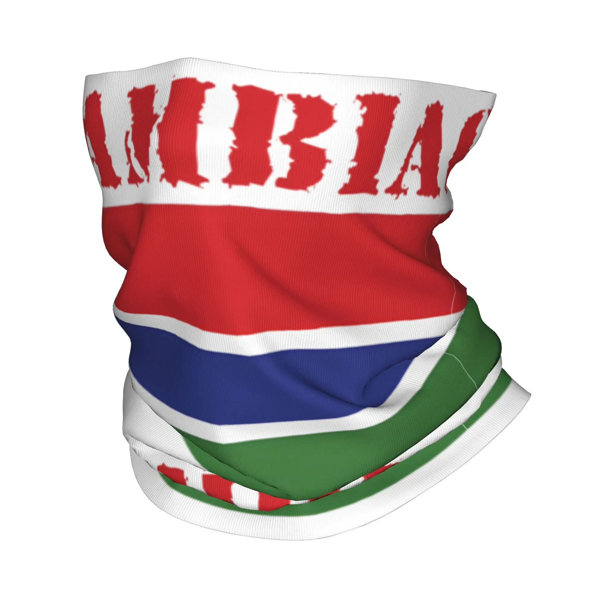 Men'S Fashion Rings - Nieuwe Gambia Vlag Bandana Winter Nekwarmer