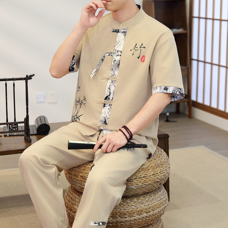 Men'S Fashion Trousers - 2026 lente Heren Casual Sets Chinese