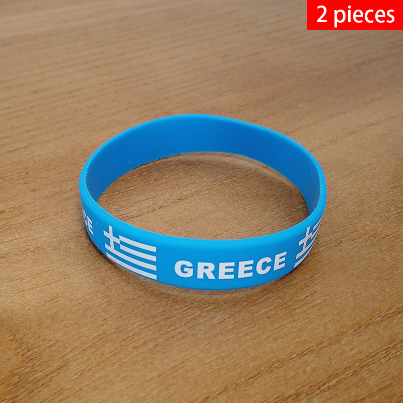 Men'S Fashion Greece - 2 stks Griekenland Nationale Vlag Polsbandjes