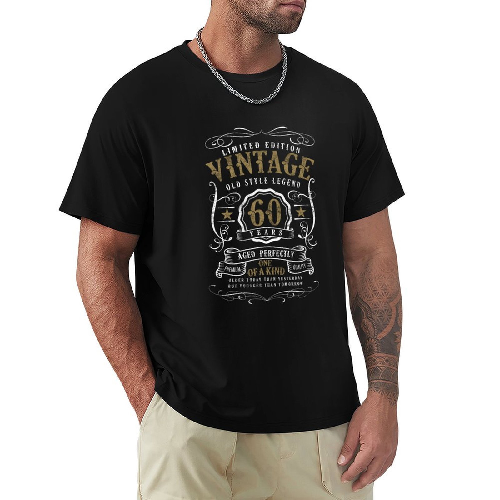 Men'S Fashion For 60 Year Old - 60e verjaardag Old Style Legend -