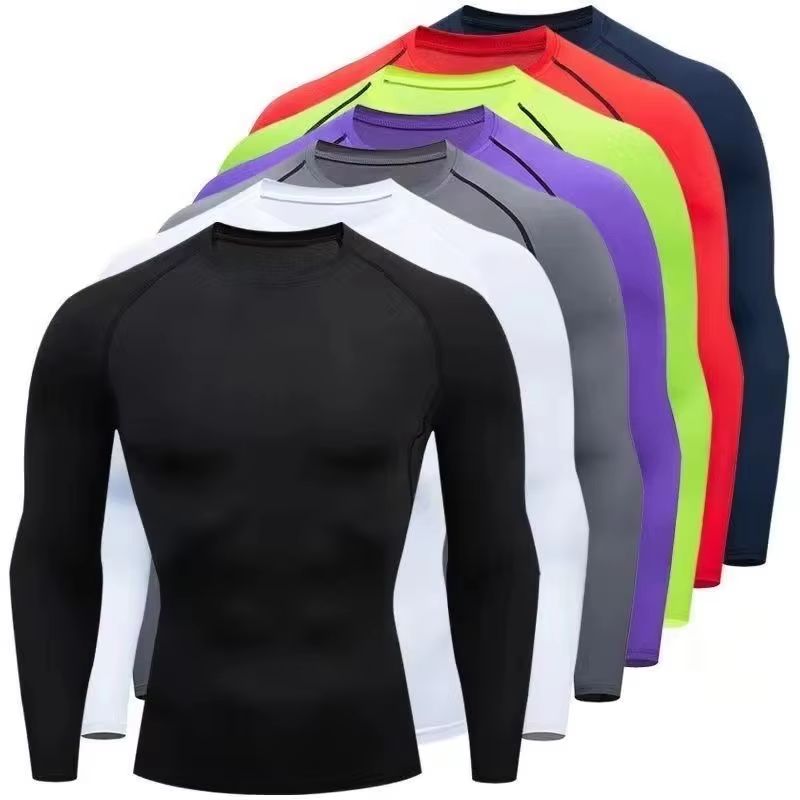 Muscle Tee Workout - Compressie hardloopshirt heren shirt met lange