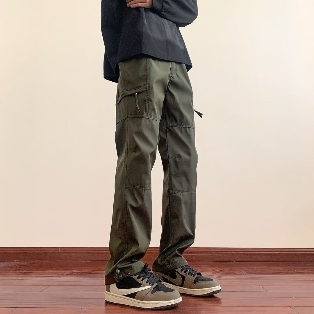 Men'S Fashion Trousers - Heren Cargo Broeken Rechte Pijp Winddicht