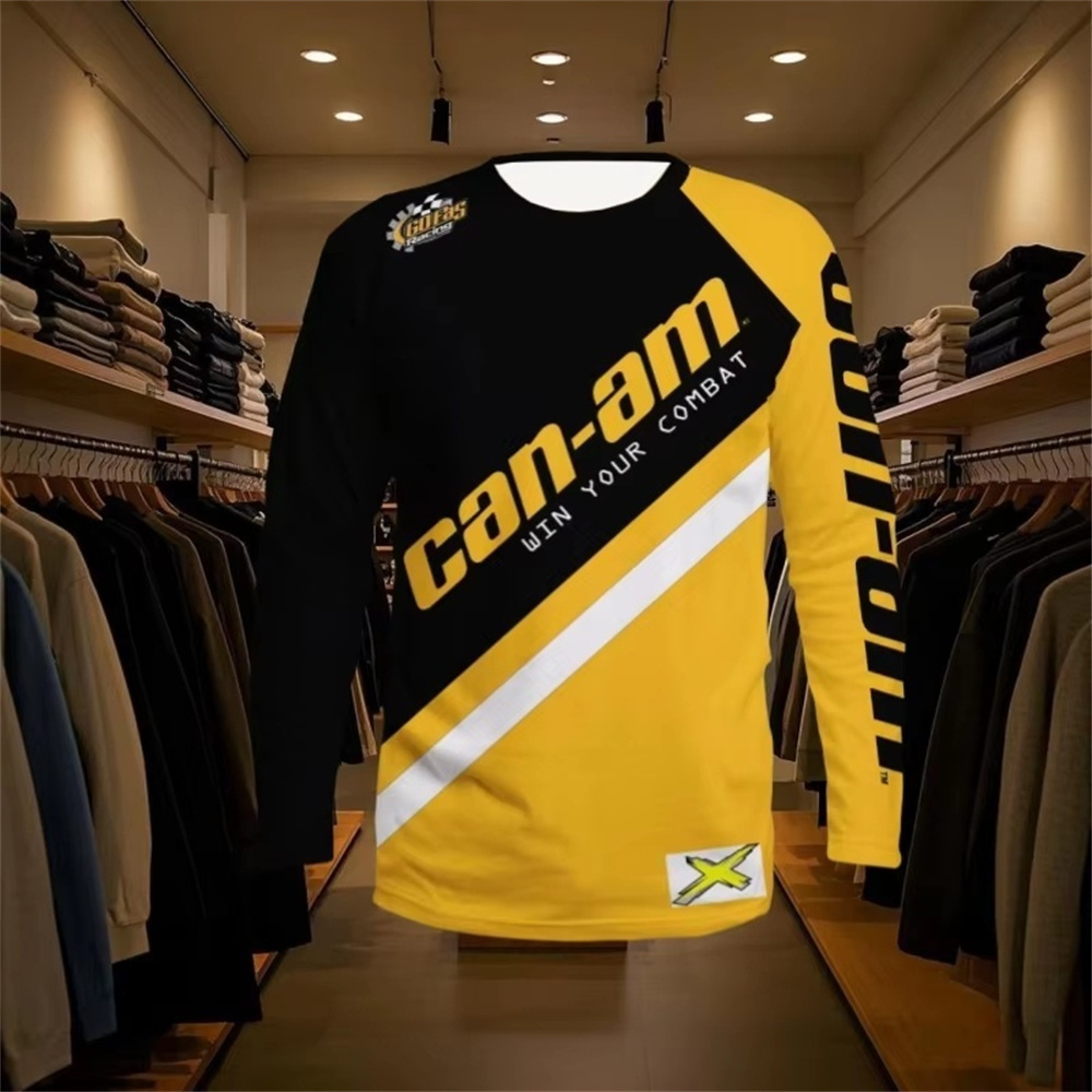 Men'S Fashion Clothing - Motorcycle Racing T-shirt met lange mouwen