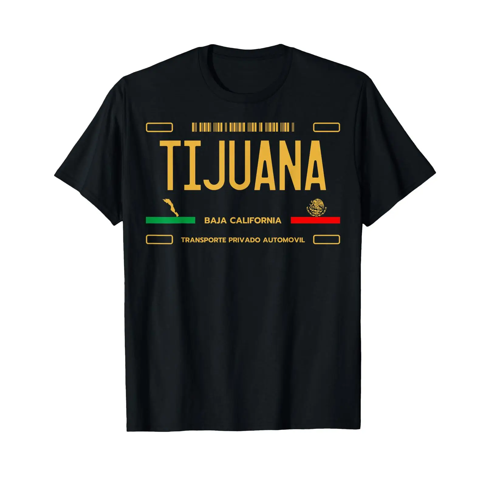 Men'S Fashion Tijuana - Tijuana kentekenplaat T-shirt vintage gewassen mode