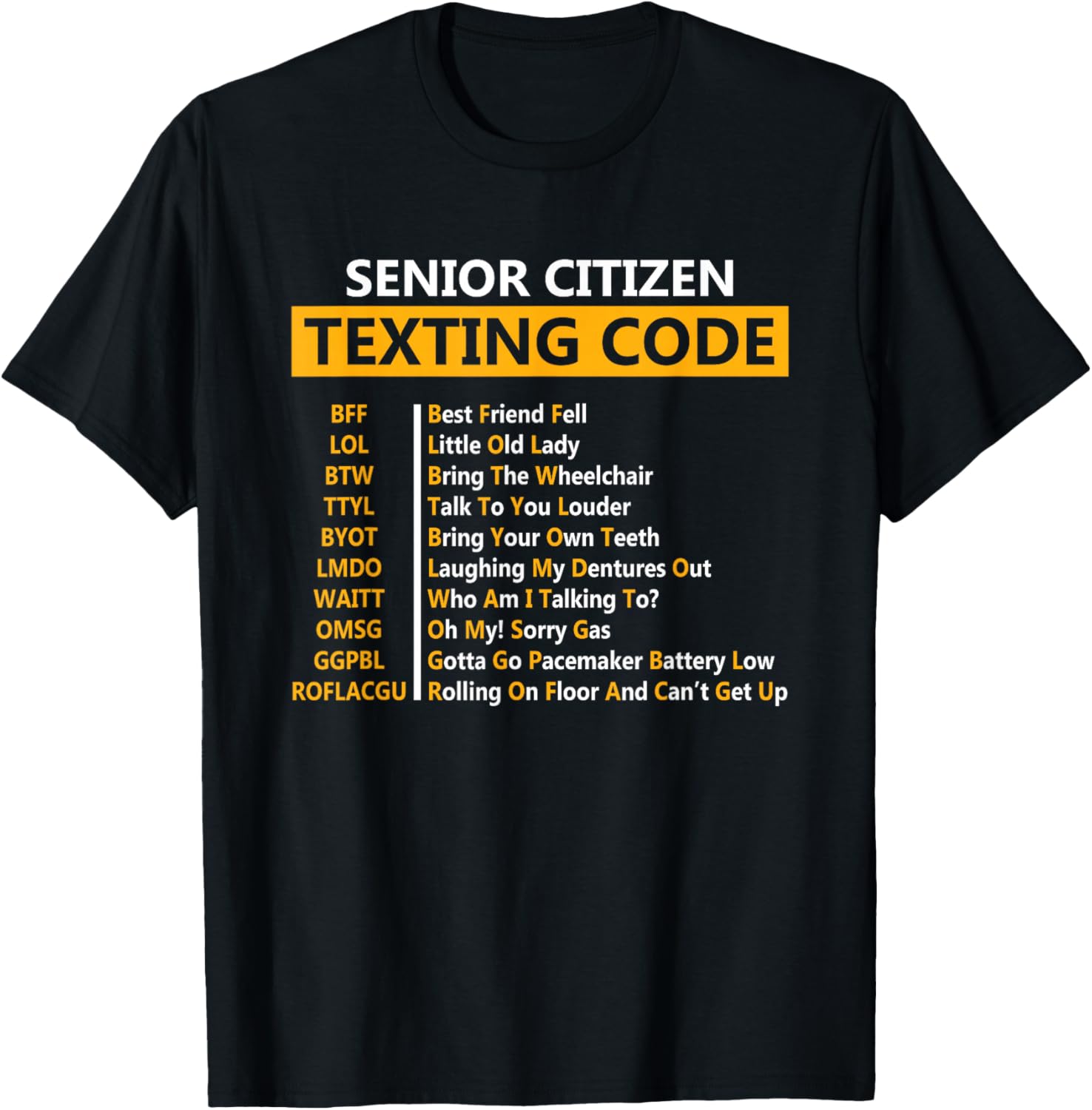Men'S Fashion For 60 Year Old - Senior Citizen Sms Code Grappig Grafisch