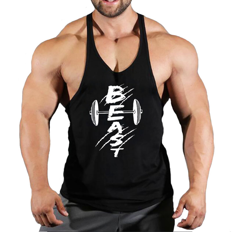 Muscle Tee Workout - Zomer Merk Fitness Tank Top Mannen