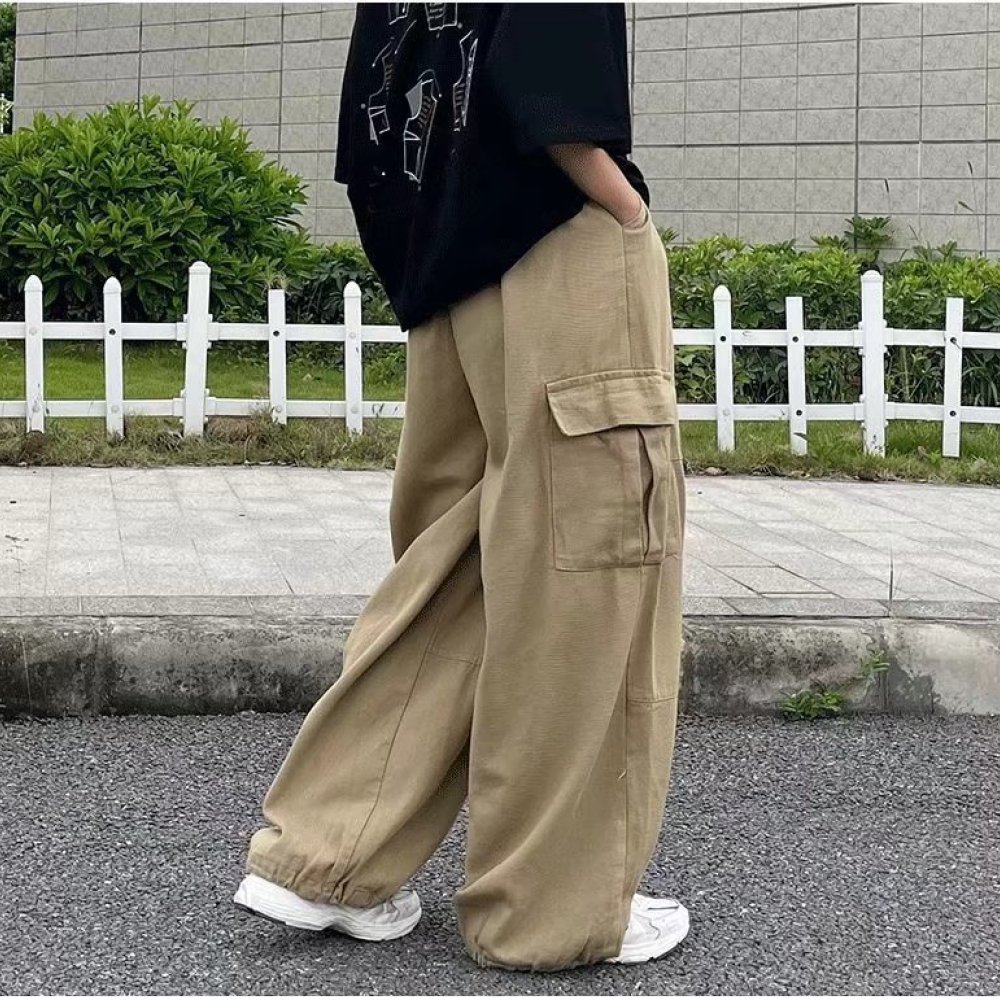 Men'S Fashion Trousers - Japanse streetwear cargo broek voor heren,