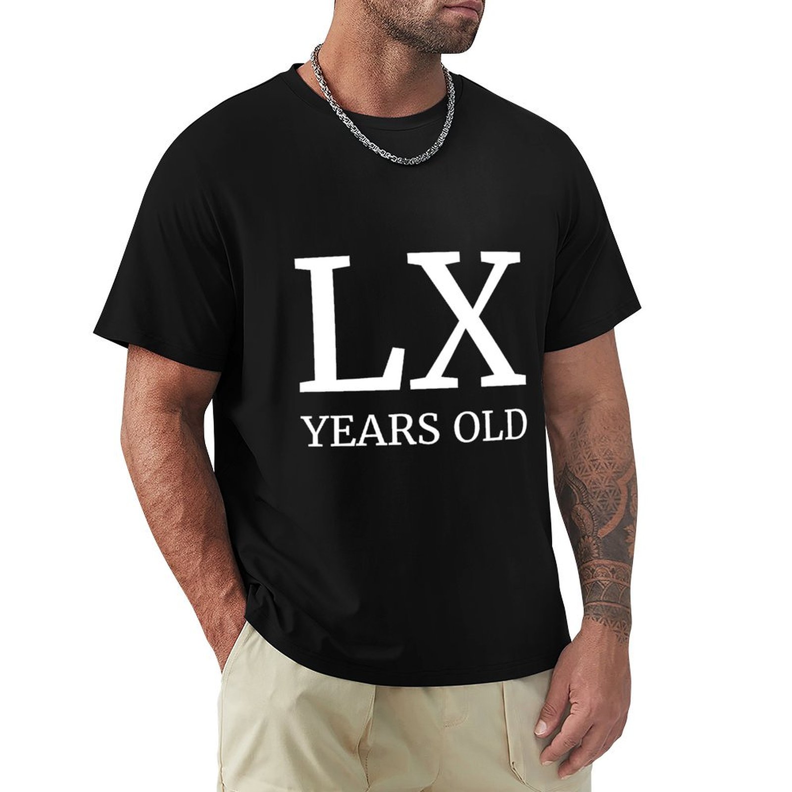 Men'S Fashion For 60 Year Old - LX Years Old Latin 60e verjaardagscadeau