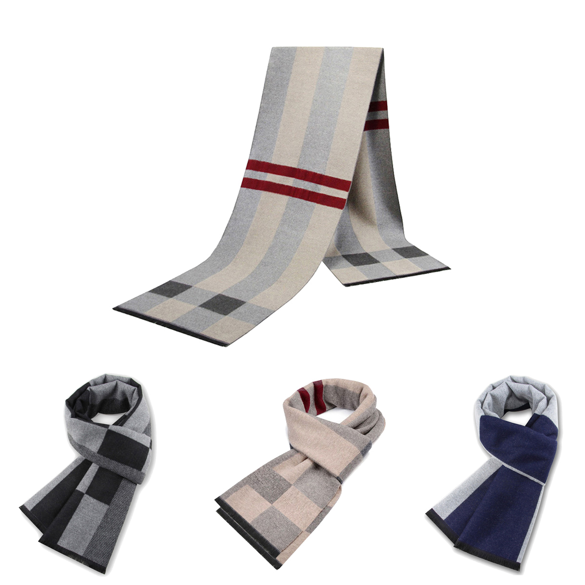 Men Scarf Wool - Mannen Sjaal Voor Man Winter Kopie