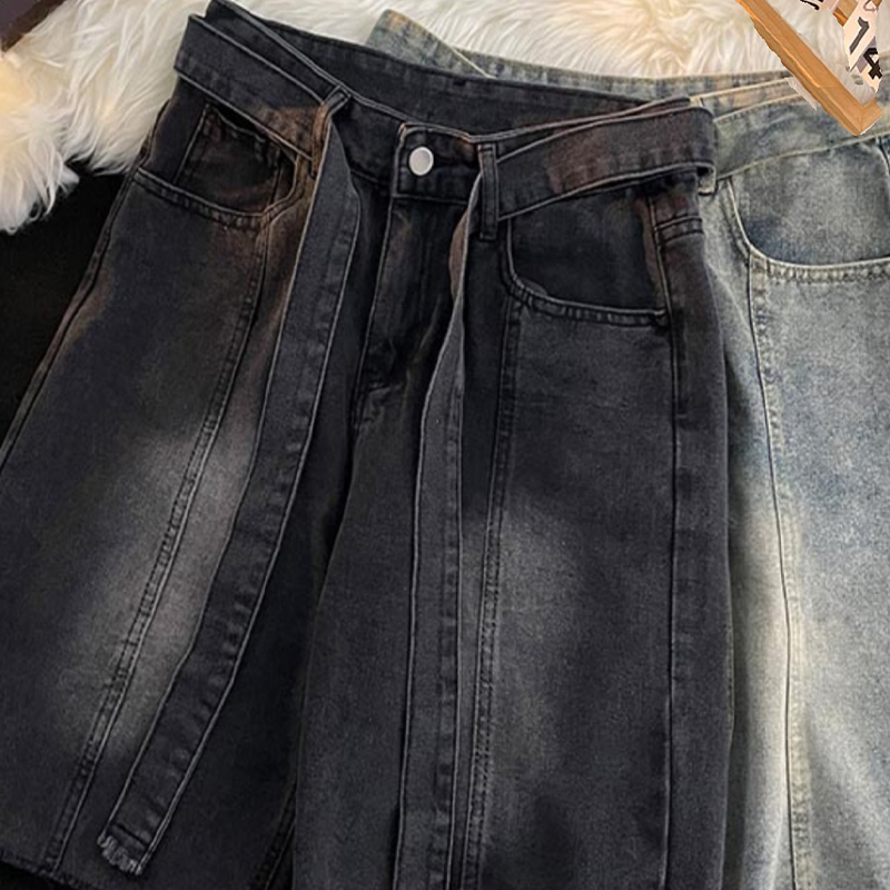Zomer dunne denim shorts met f - Men'S Fashion Trousers recensie en prijs