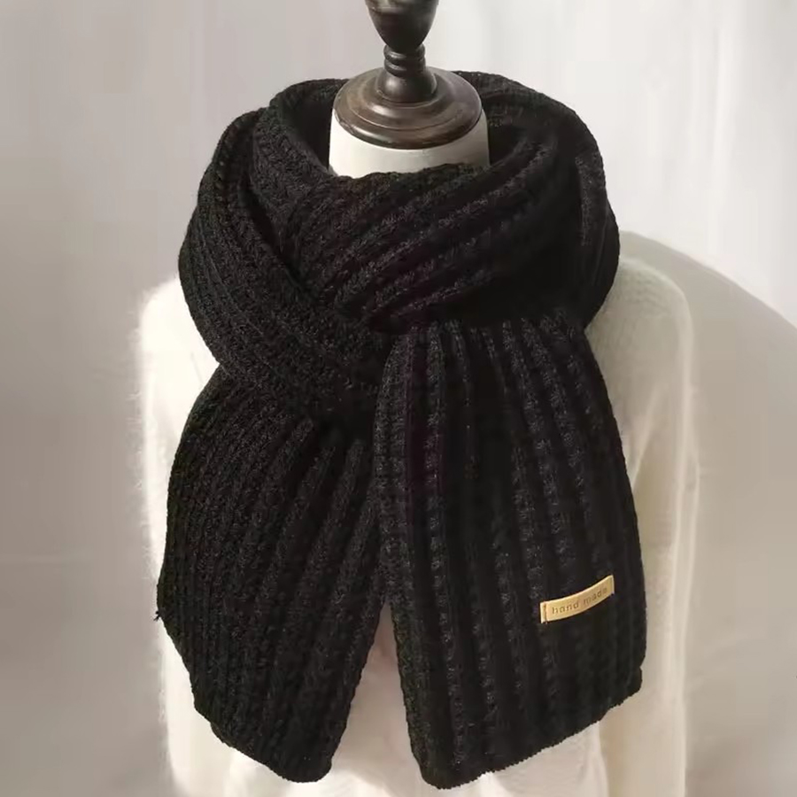 Dikke kabel gebreide warme kas - Men Scarf Wool recensie en prijs