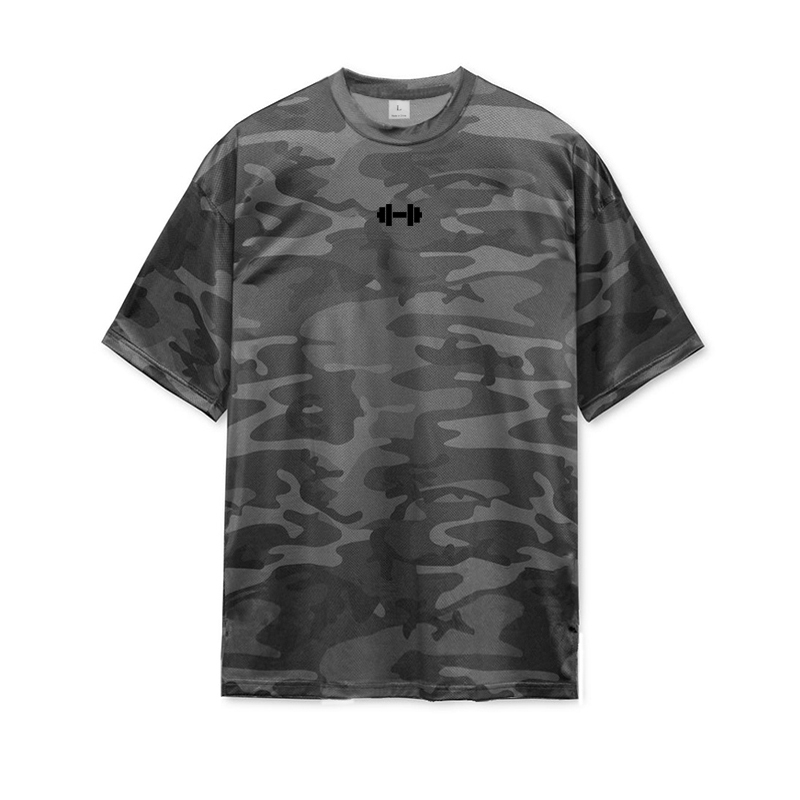Camouflage ademende sneldrogen - Muscle Tee Workout recensie en prijs