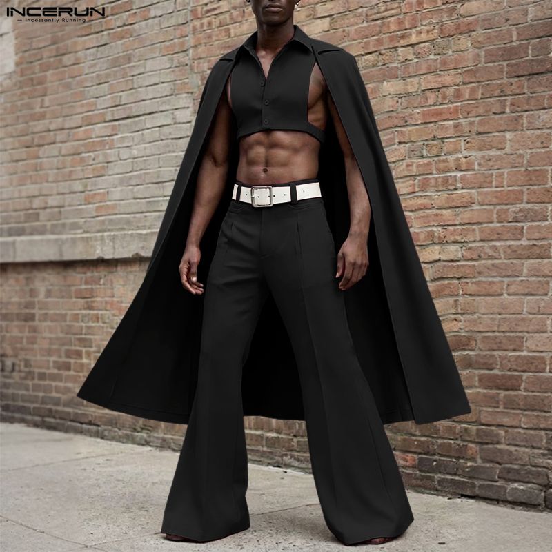 INCERUN Mannen Sets Effen Kleu - Mens Fashion Streetwear recensie en prijs