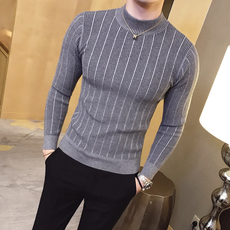 Nieuwe herfst winter hoge kraa - Mens Fashion Jumpers recensie en prijs