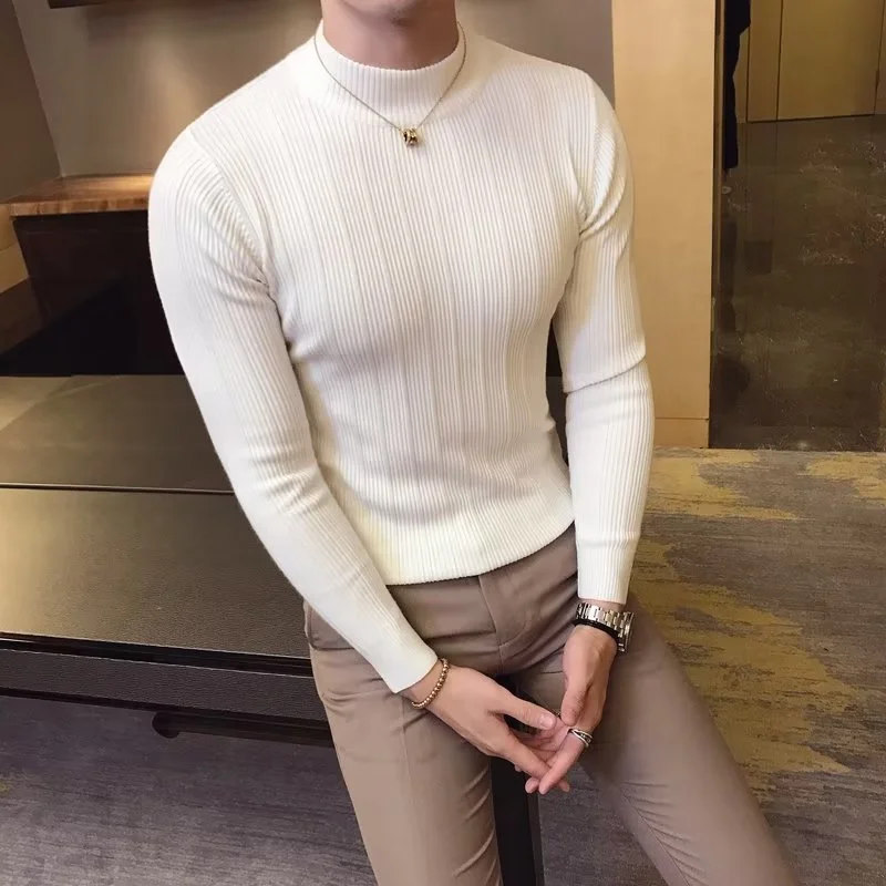 Nieuwe herfst winter hoge kraa - Mens Fashion Jumpers recensie en prijs