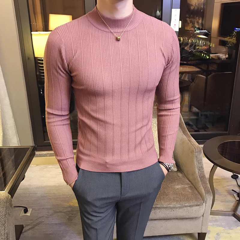 Nieuwe herfst winter hoge kraa - Mens Fashion Jumpers recensie en prijs