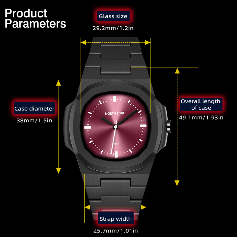 NORTH EDGE Horloge voor Man Ni - Fashion Mens Watches recensie en prijs