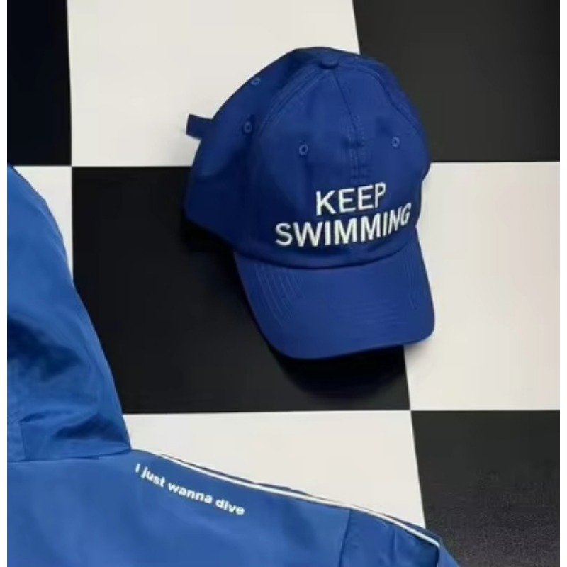 2026 Trendy Keep Swimming Nieu - Men'S Fashion With Hat recensie en prijs