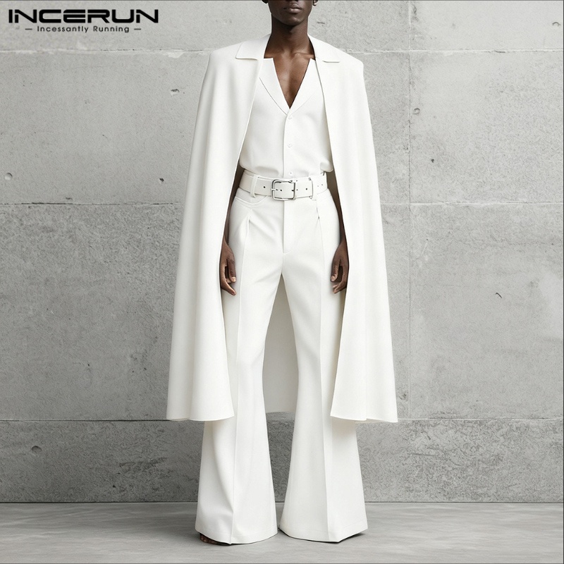 INCERUN Herensets Effen Kleur  - Mens Fashion Streetwear recensie en prijs