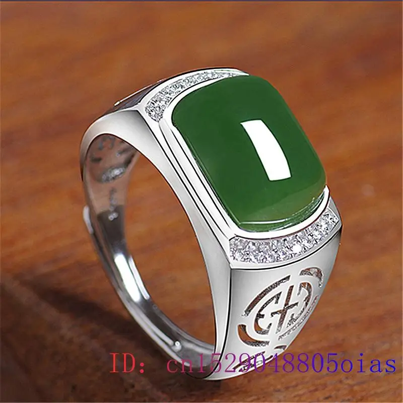 Groene Jade Ring Geschenken Mo - Men'S Fashion Rings recensie en prijs