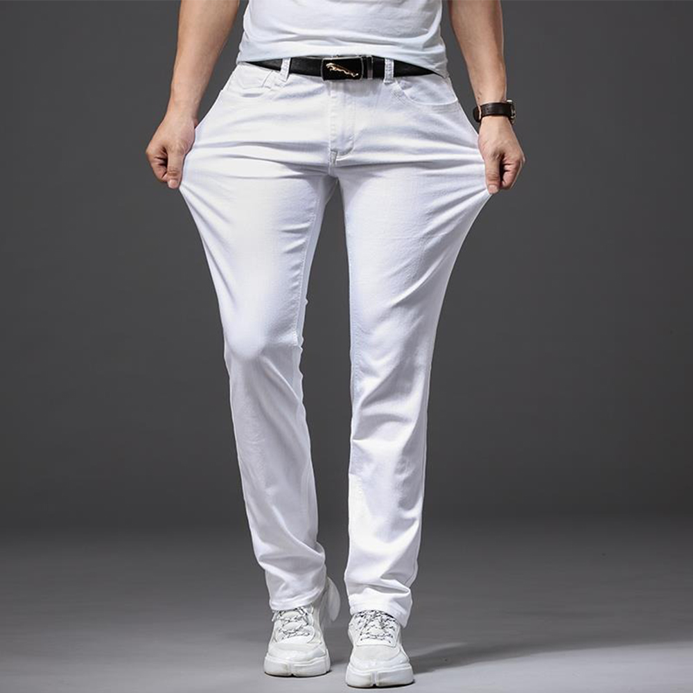Heren Witte Jeans Elasticiteit - Men'S Fashion For 60 Year Old recensie en prijs