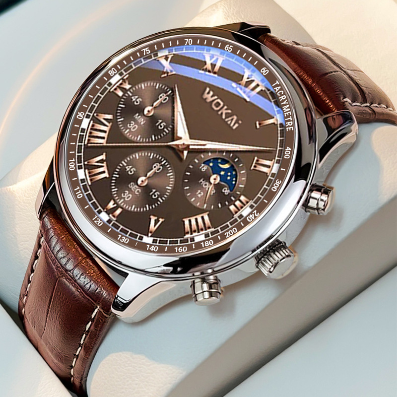 2023 Hete Verkoop Wokai Horlog - Men'S Fashion Quartz Watch Wokai recensie en prijs