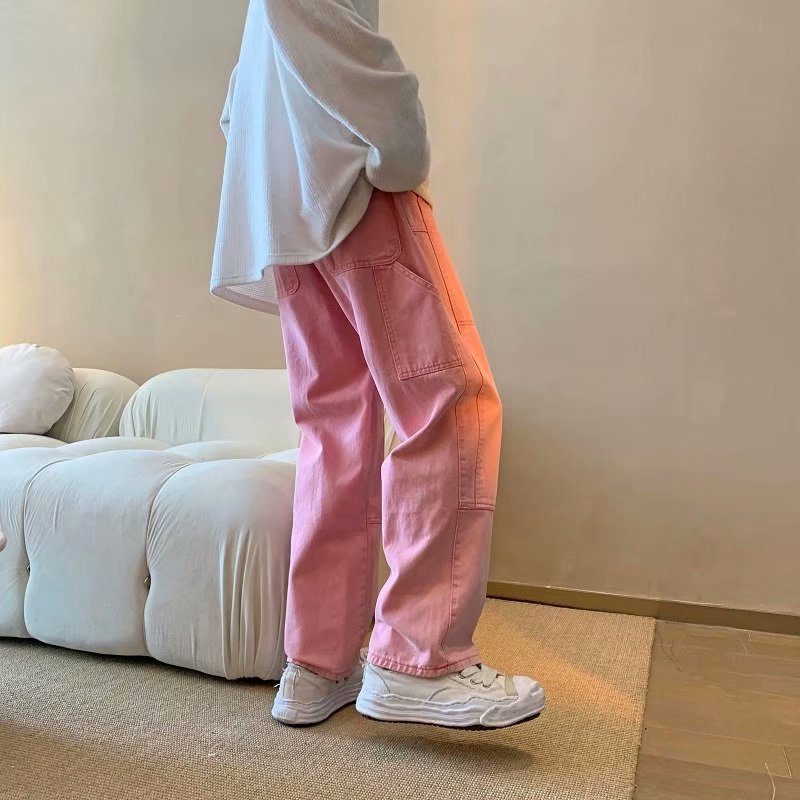 2026 Nieuwe Mode Roze Baggy He - Men'S Fashion With Baggy Jeans recensie en prijs