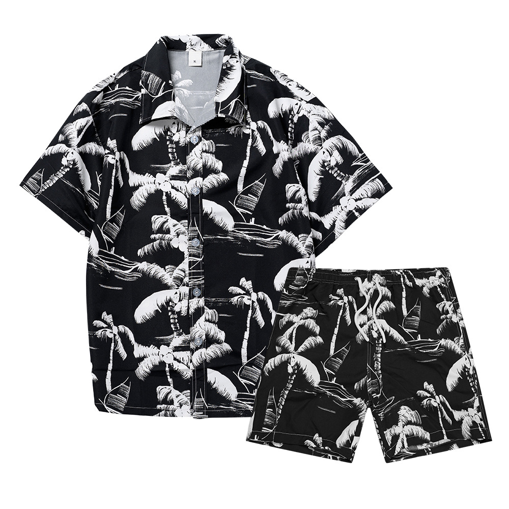 Hawaiiaanse kokospalm 3D print - Mens Fashion Streetwear recensie en prijs