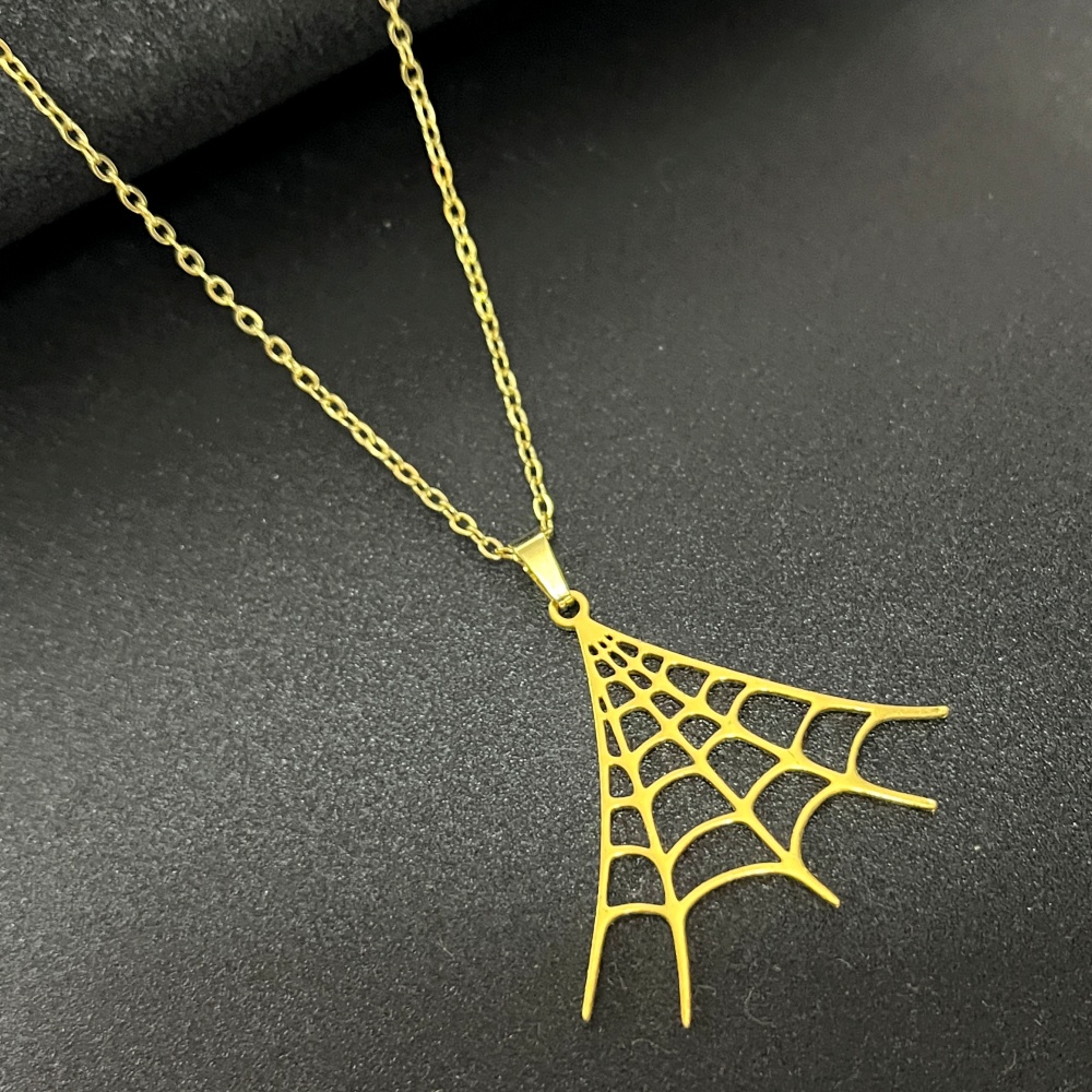 Rvs Ketting Spinnenweb Hanger  - Men'S Fashion Today recensie en prijs