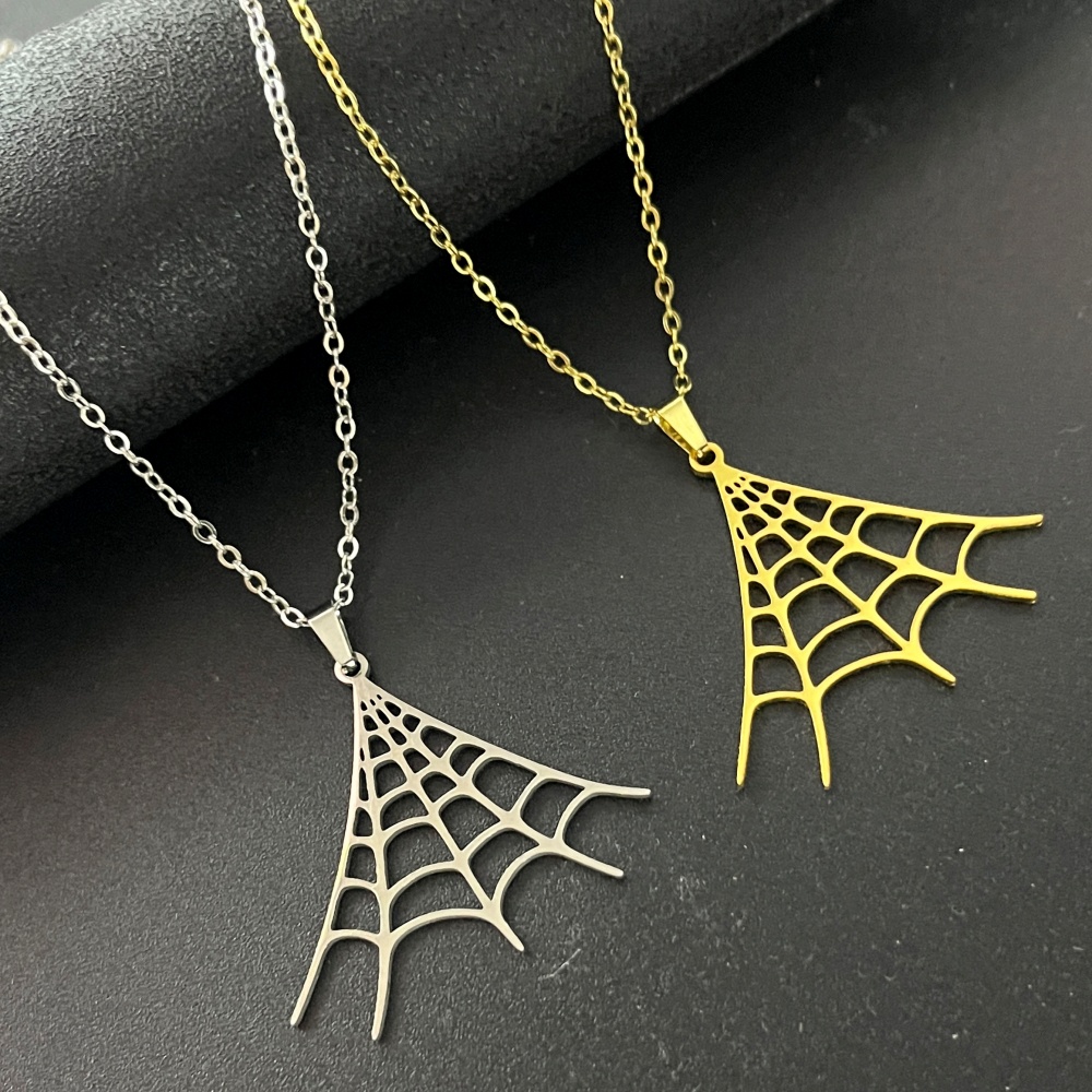 Rvs Ketting Spinnenweb Hanger  - Men'S Fashion Today recensie en prijs