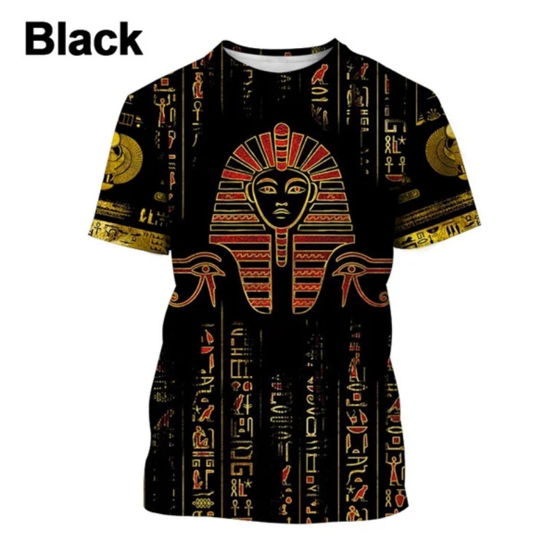 3D Gedrukt Farao Anubis T-shir - Men Fashion Egypt recensie en prijs