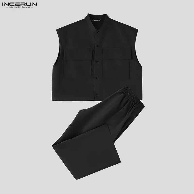 INCERUN Mannen Sets Solid Mouw - Mens Fashion Streetwear recensie en prijs