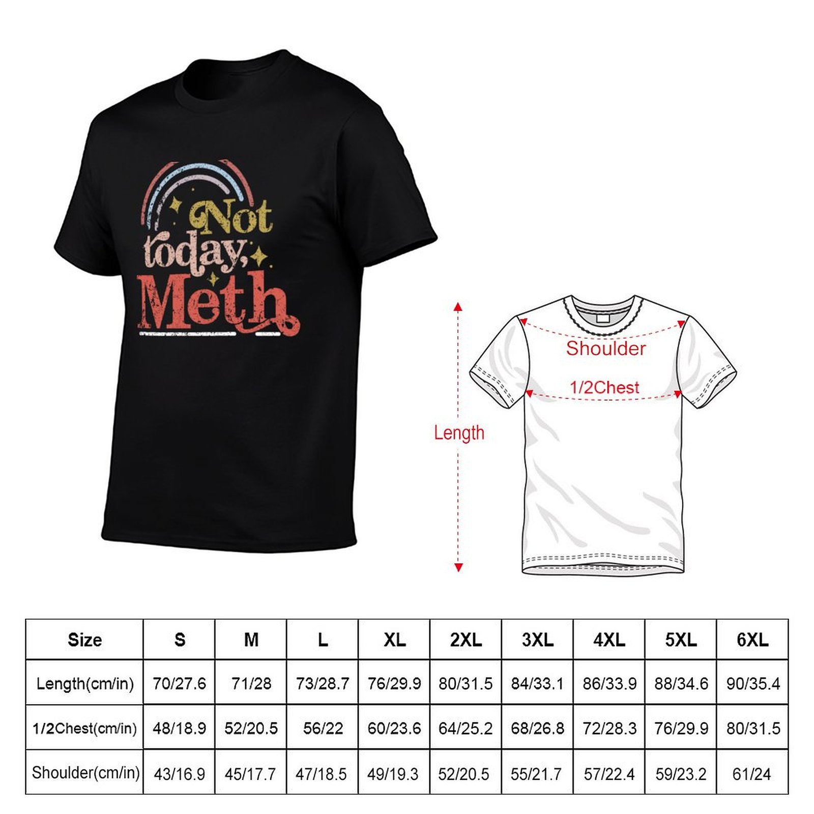 Not Today Meth AA NA Recovery  - Men'S Fashion Today recensie en prijs